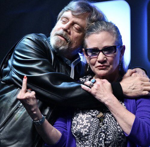 KAY3_2SO's tweet photo. “Oh, the General? To me, she’s royalty.” 

Four years ago today we lost Carrie Fisher. A princess, a general, a goofball &amp; a badass, dog mama all rolled into one.

Rest in peace Carrie, we miss you x

#CarrieFisher #StarWars https://t.co/13x69FFGpl