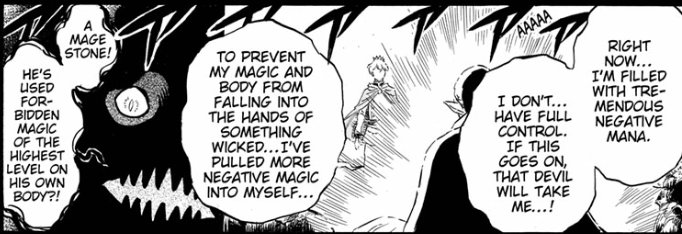 - Negative mana that affects the very nature of someone's magic, soul, and appearance •Examples of negative mana - forbidden magic, devils