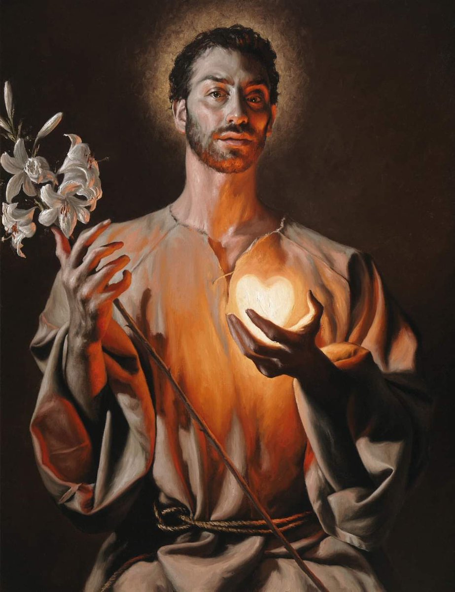 MariamR15080435's tweet photo. لوحة جميلة بعنوان "قلب يوسف العفيف" 
Chaste heart of Saint Joseph | Giovanni Gasparro (Italian, b.1983) https://t.co/sBR37aLv8J