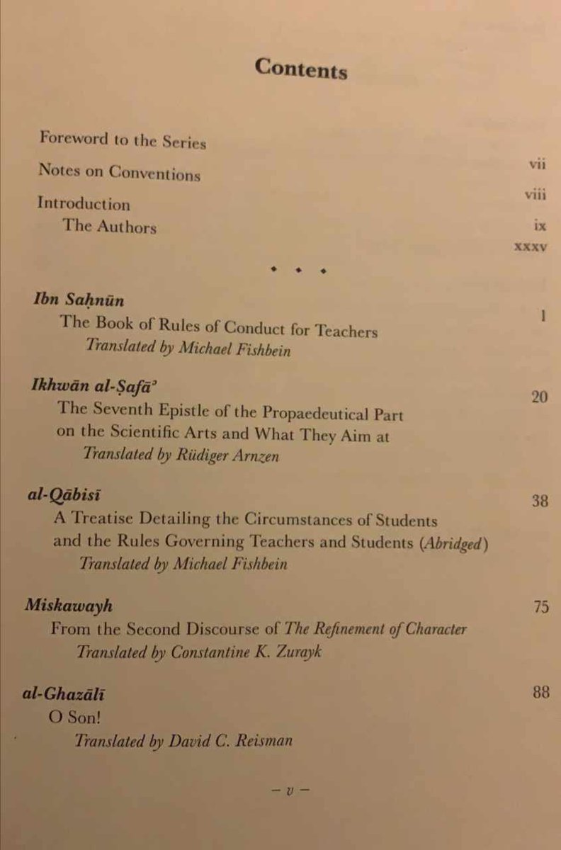 Thread: Maktab/Islamic supplementary school Teacher training handbook. My Muslim Uni professor once commented on early Muslim works relating to education as being an example of what we would today refer to as self help/training manuals for teachers.  #education  #IsEd  #teacher