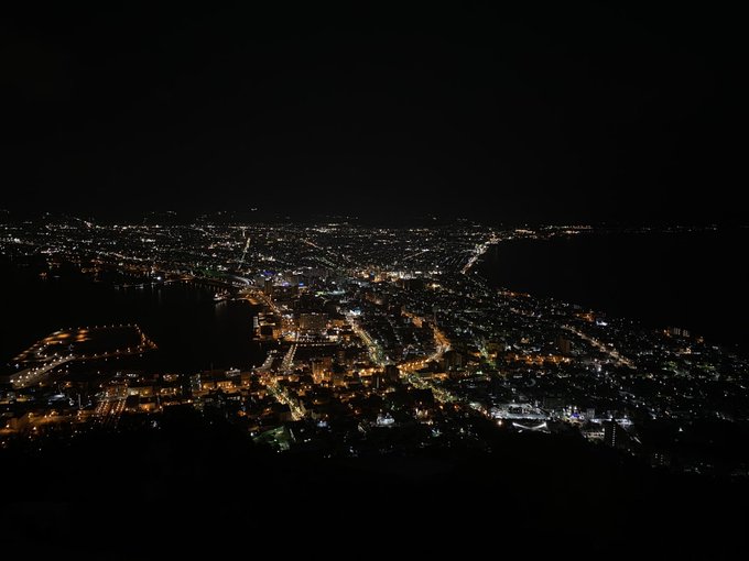 函館山からの夜景のtwitterイラスト検索結果