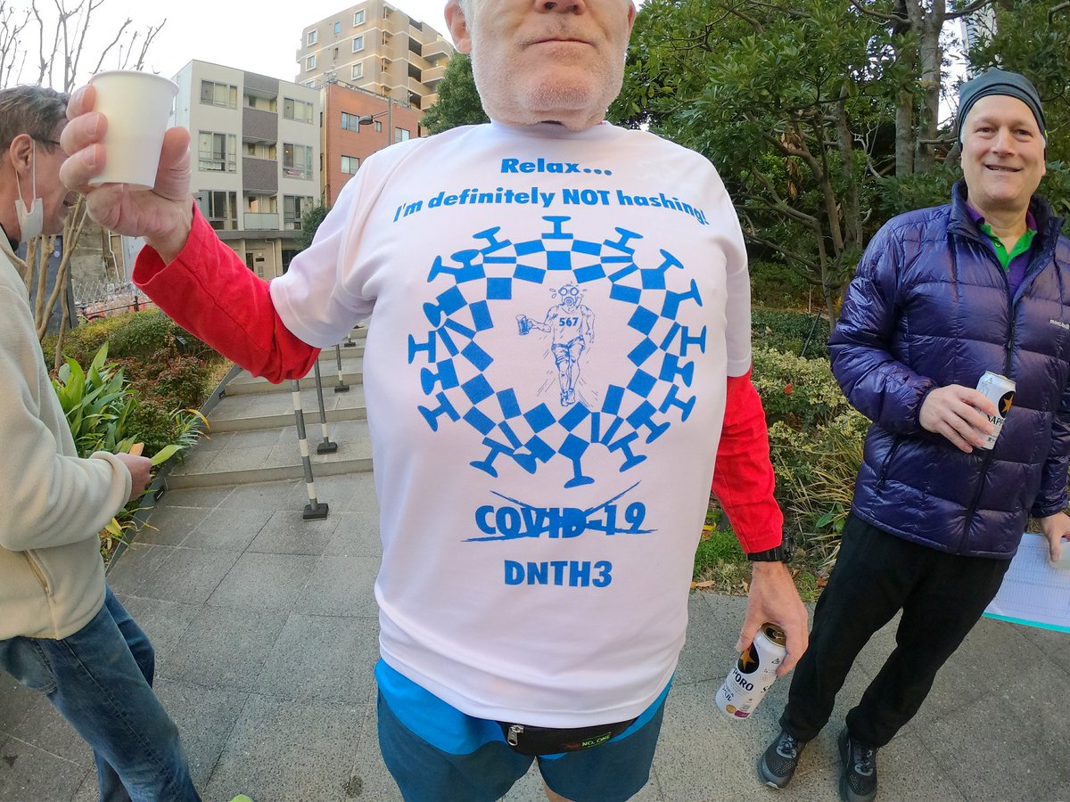 ebisen_ebi's tweet photo. Today is "Sumo Hash".    Building streets, back alleys, rivers, parks ... It was a fun trail.  
Thank you very much! 
#hashhouseharriers  #running #hhh #kanagawa #tokyo #japan #samurai #gopro #Onon #ontrail #hashtrail #hashing #hash #hhh #h3 #onout #ランニング #ランニング女子 https://t.co/JiF8lKINtl