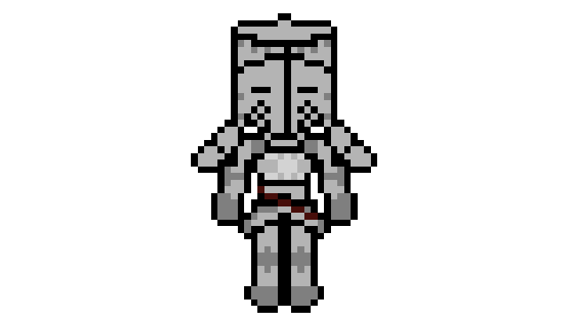 くまだかわい バケツさんgmをドット絵で描いてみました 下半身は自己紹介動画で出てなかったので想像です ペイントバケツ ドット絵