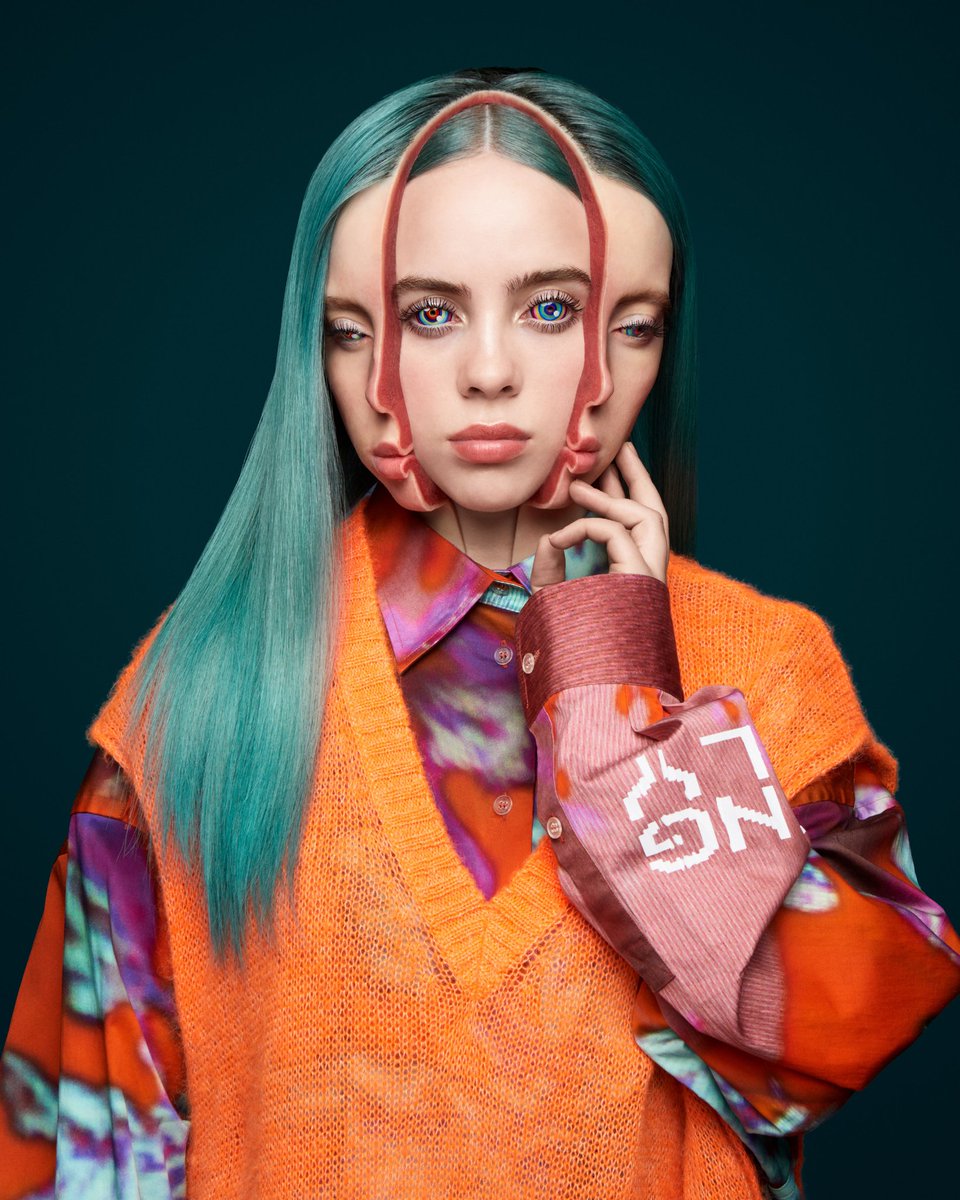 GARAGE Magazine Numéro 16 dévoile une collaboration entre Billie Eilish Takashi Murakami. C'est surtout une représentations des multiples "alter" d'un esclave MK.