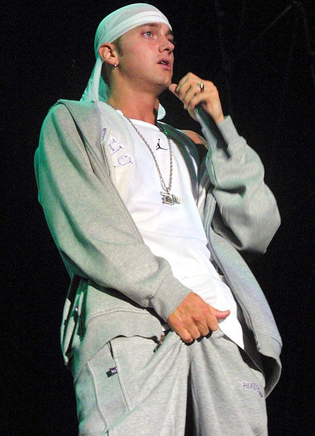 Eminem Performing At The Reading Festival, Britain - 27 Aug 2001