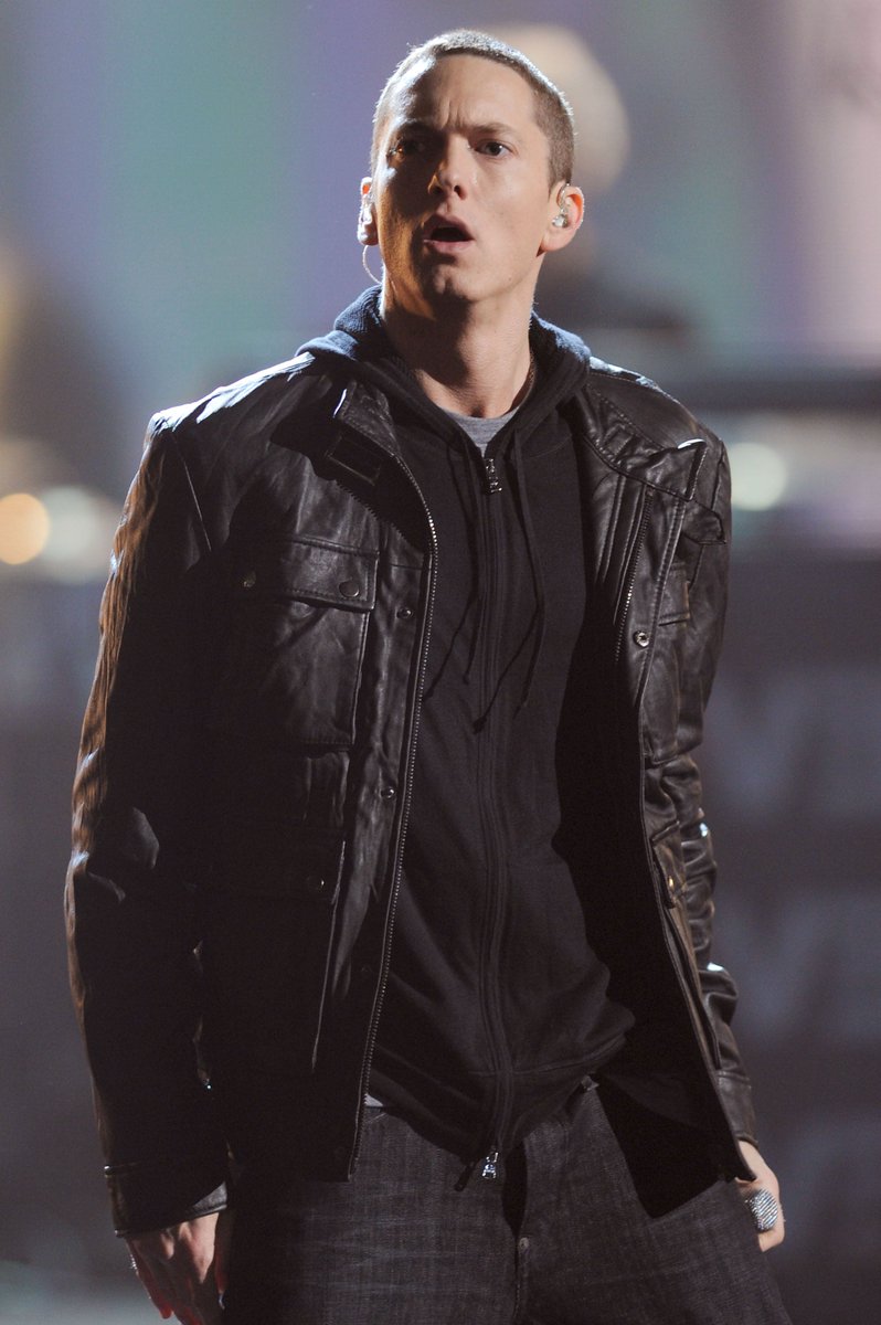 Eminem performs onstage during the 2010 BET Awards held at the Shrine Auditorium on June 27, 2010 in Los Angeles, California.