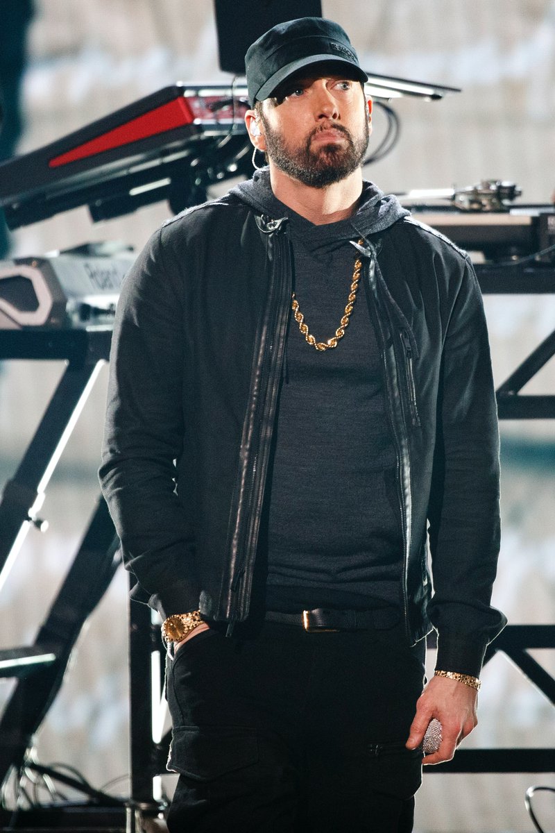 Eminem performs onstage during the 92nd Annual Academy Awards at Dolby Theatre on February 09, 2020 in Hollywood, California.