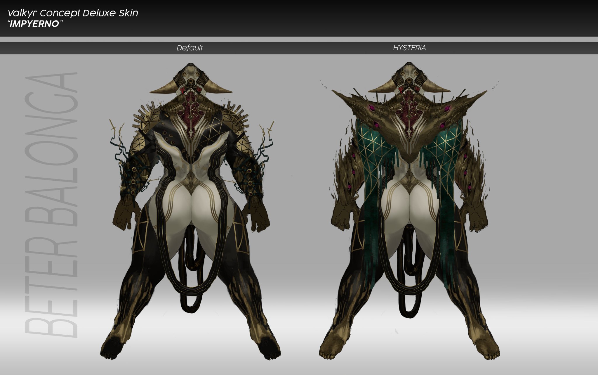 Valkyr warframe skin фото 12