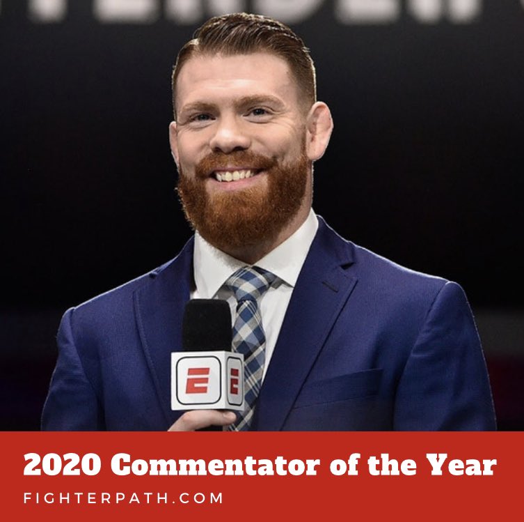 RT @UFCMatchmaking: #FighterPathAwards: 

2020 Commentator of the Year - Paul Felder

UFC Lightweight - @felderpaul https://t.co/sBVI7V8rw8