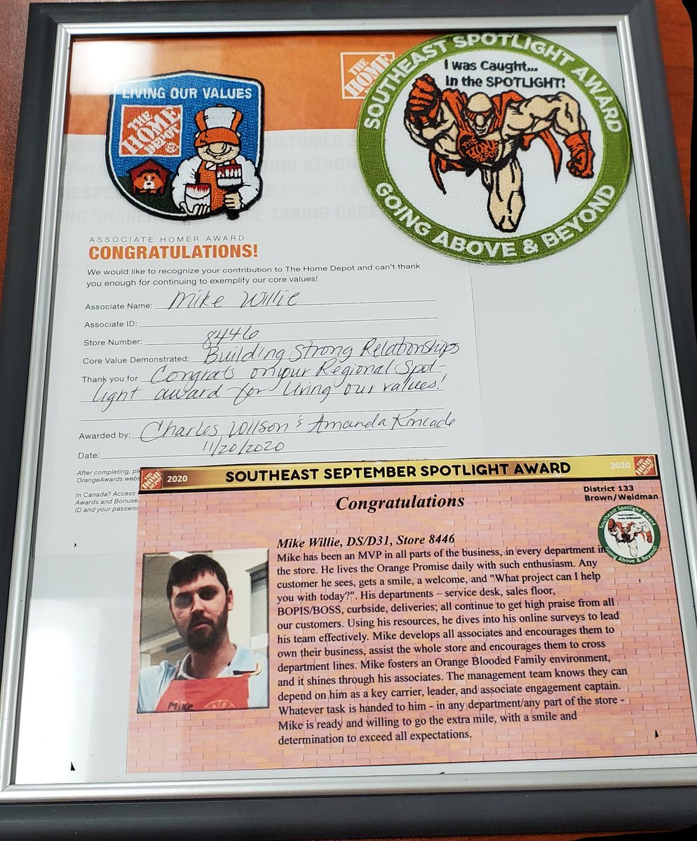 JuSt JoN HD#6303 (@jon_wayne_payne) on Twitter photo And the SOUTHEAST SPOTLIGHT AWARD for D133 goes to our SERVICES DH: MIKE! Congrats! Way to represent 8446!Thank you for your servant leadership & the passion you have to drive results in all parts of the business. #bleedorange <a href="/SeanBrownD133/">Sean Brown</a> <a href="/CharlesA_Wilson/">Charles Wilson</a> <a href="/AmandaKincadeSE/">Amanda Kincade</a> And the SOUTHEAST SPOTLIGHT AWARD for D133 goes to our SERVICES DH: MIKE! Congrats! Way to represent 8446!Thank you for your servant leadership & the passion you have to drive results in all parts of the business. #bleedorange <a href="/SeanBrownD133/">Sean Brown</a> <a href="/CharlesA_Wilson/">Charles Wilson</a> <a href="/AmandaKincadeSE/">Amanda Kincade</a>
