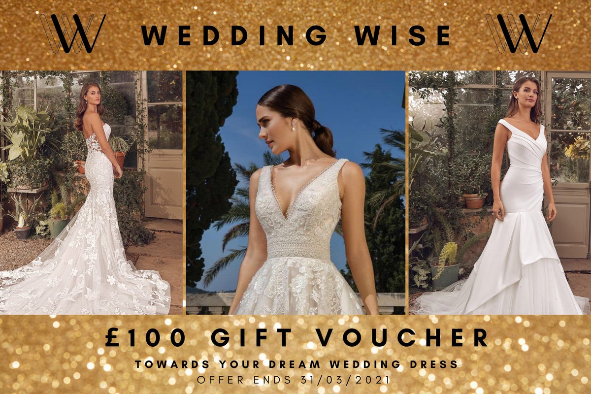 ✨ GOLDEN TICKET ✨

A little something from us to help our brides kick off 2021 with a sparkle &amp; to celebrate our 11th birthday. We absolutely love helping all of our gorgeous brides choose the one they love at Wedding Wise. 💛 #bride #wedding #weddingdress #voucher