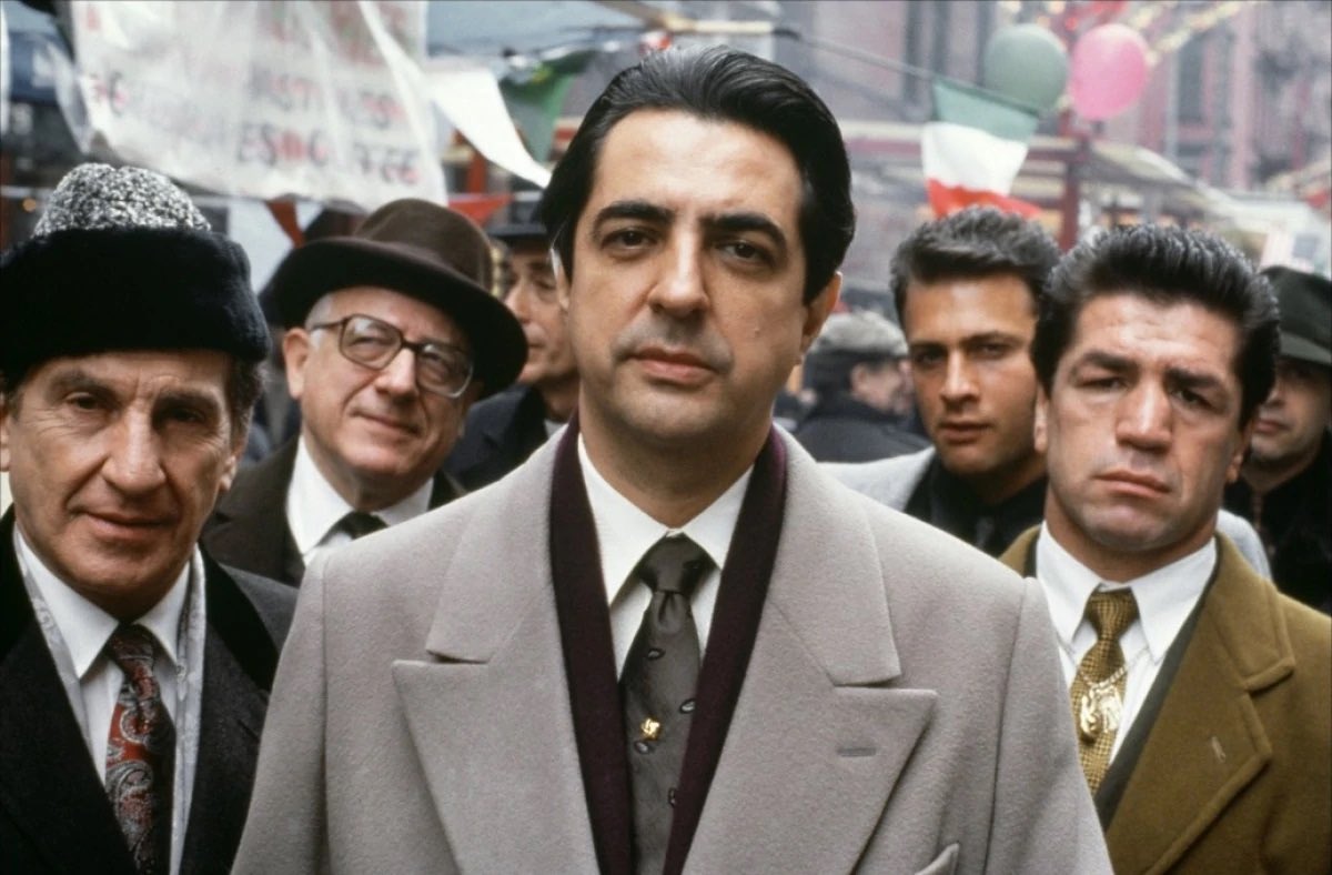 Adding to that layering of fiction and reality, it’s notable that “The Irishman” depicts the assassination of Joe Columbo at the behest of Joe Gallo, which almost derailed production of “The Godfather.”Which seemed to then echo into “The Godfather, Part II” and “Part III.”