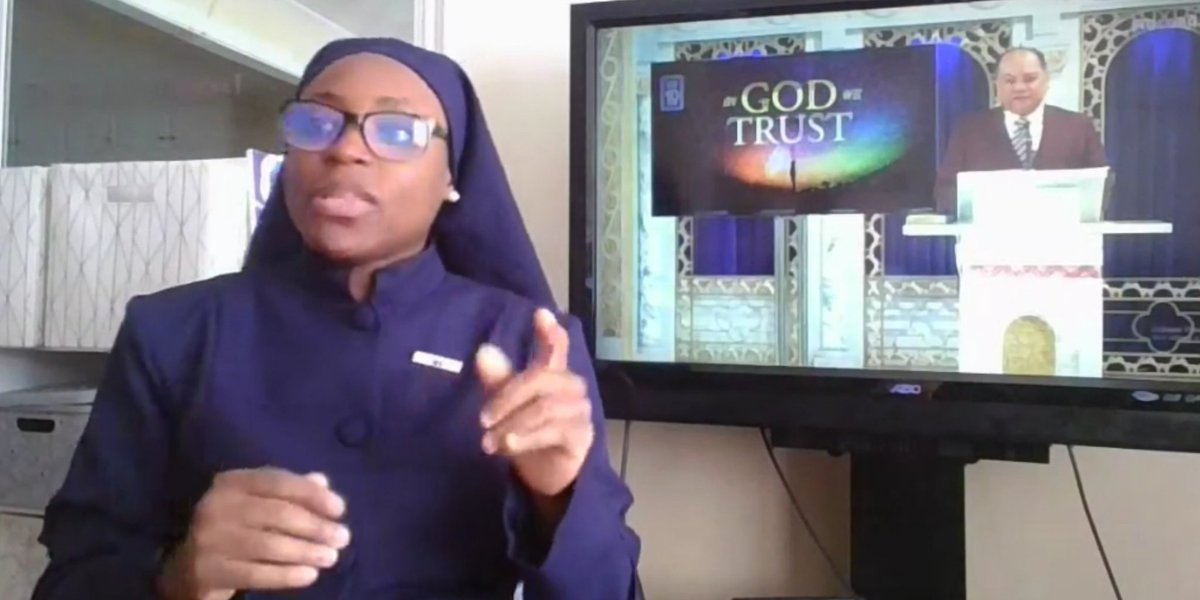 levern_m's tweet photo. 🚨 #NOIDeafMinistry
#SisterTiaraX
@SigningSista
#ASL4Farrakhan #Farrakhan @LouisFarrakhan
#Deaf #HardofHearing #BlackASL #BASL #BlackDeaf #BlackDeafLivesMatter
@AbelMuhammad @MosqueMaryam #NOISundays #InGodWeTrust
🚨TUNE IN
#ASLInterpreted on FB Live
https://t.co/QPoGppDQej https://t.co/gLYnWcNFi8