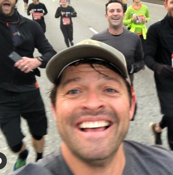 Misha Collins as his kids Maison and West  - a thread