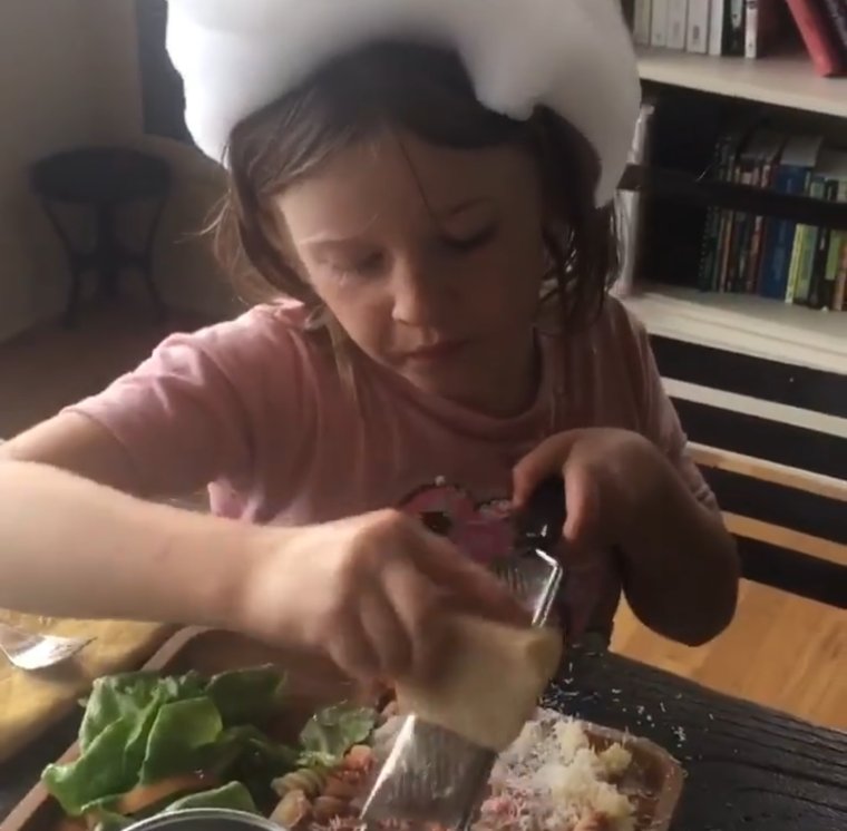 Misha Collins as his kids Maison and West  - a thread