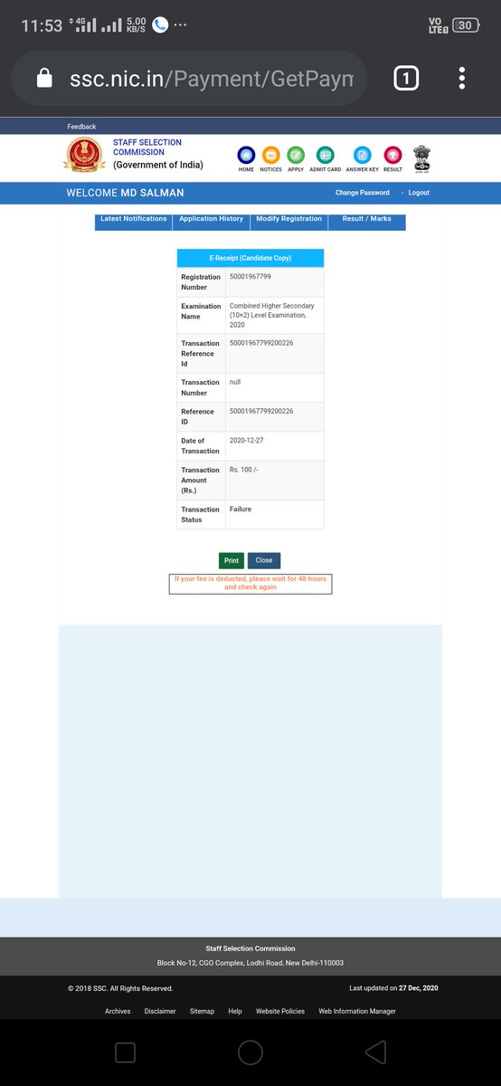 MdSalma12096711's tweet image. Plz help me otp aaya nahi or faild hogyi ab kiya kru kal last date 😭😭 #Ssc_chsl_server_fix_it #ssc_fix_server_problem #Ssc_extend_chsl_application_date @AmitShah @PMOIndia @aajtak @chitraaum @LambaAlka