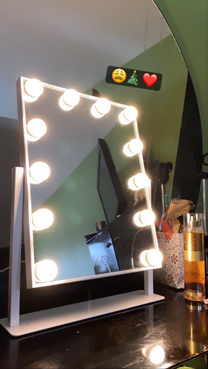 Hollywood vanity lights are wicked. My bf got me this for Christmas. It has 3 different light settings and you can dim them super low or make them sunshine bright. 