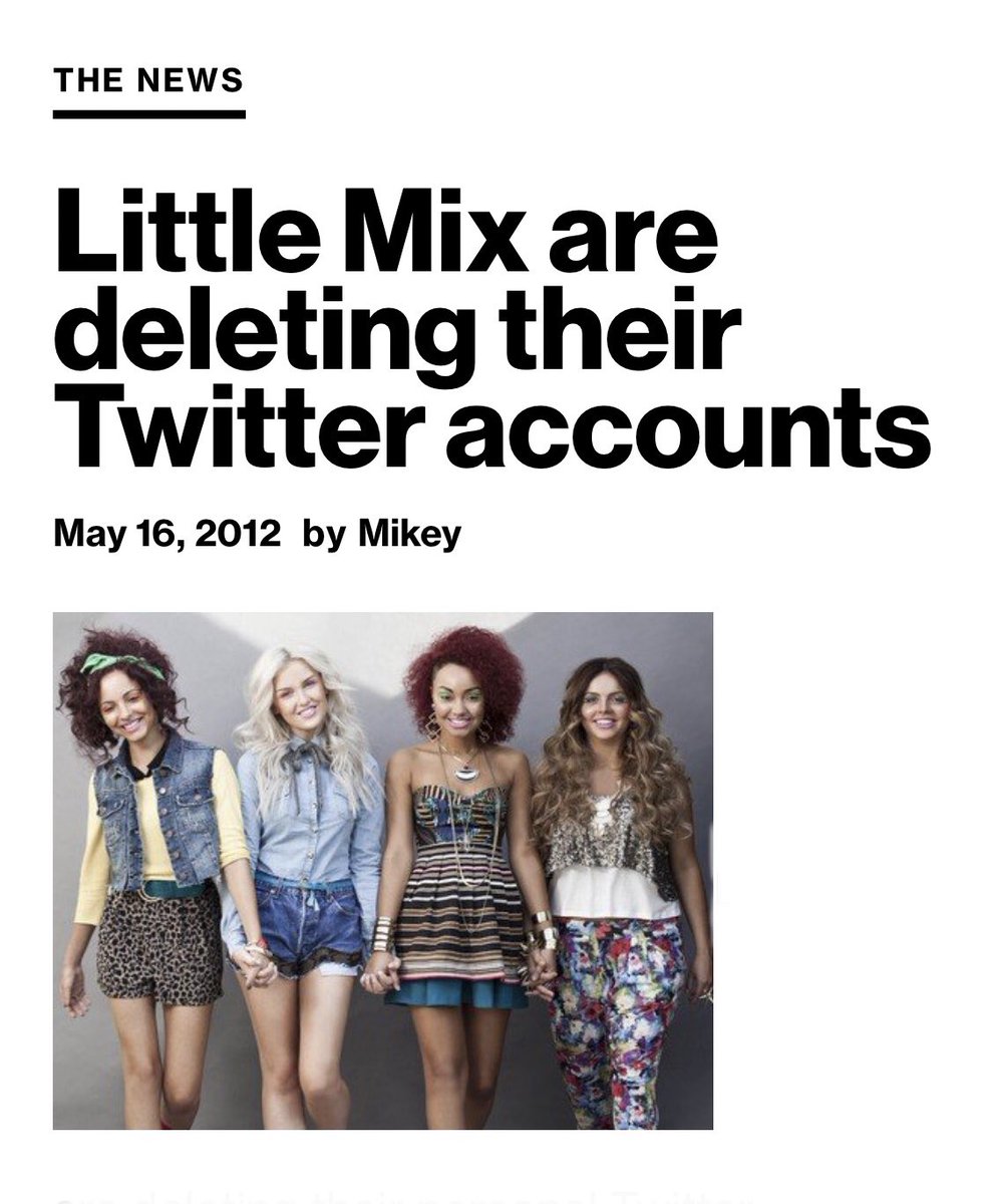 before their first single release, the girls had individual twitter accounts. due to haters who attacked each members for personal reasons, jesy’s appearance was the center of their attention. again. their personal accounts got deleted and they decided to use one main account