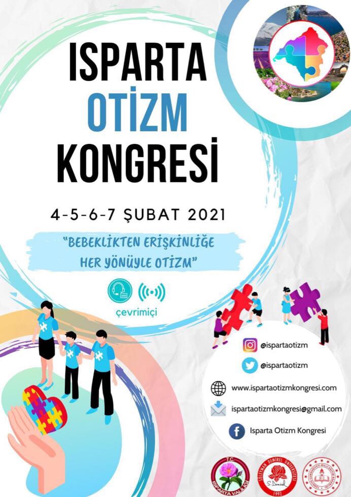 Isparta Otizm Kongresi aşağıda görselde belirtilen tarihlerde gerçekleştirilecektir.