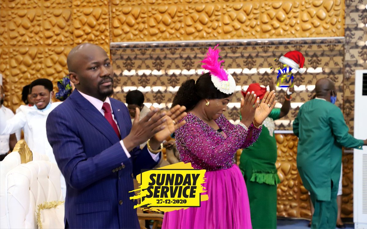 ofmhamburg's tweet photo. SUNDAY SERVICE With Apostle Johnson Suleman (27th Dec. 2020)
Our own restoration father & dynamic mother
#SundayService #OFMHQ
#WithApostleJohnsonSuleman
#27thDec2020 #CelebrationTV https://t.co/4JvRmznbDW