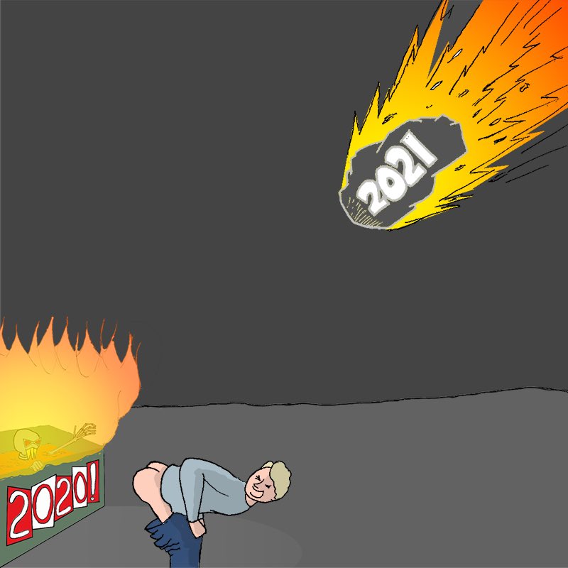 ComicsPlummet's tweet photo. Happy #2021! https://t.co/2yv9gfyE5t