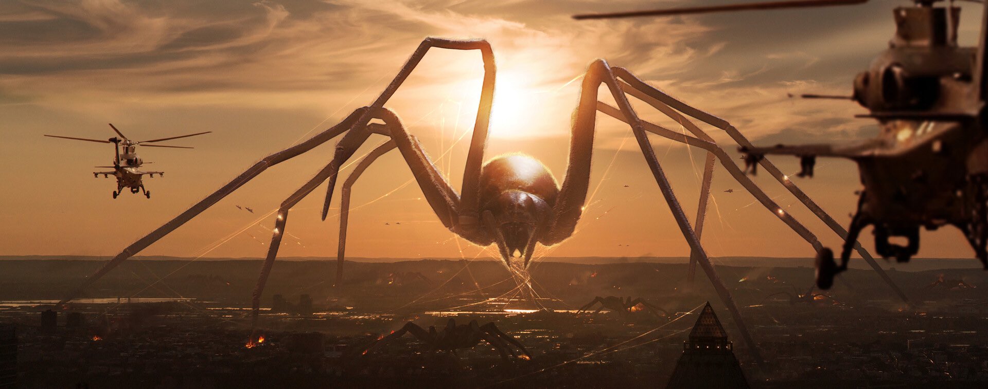 Spider Monster Godzilla