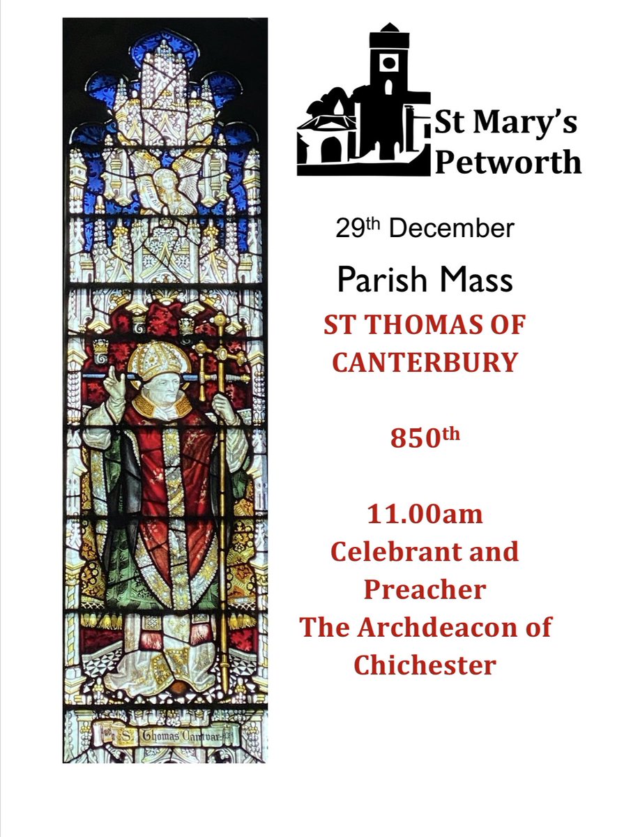 All Welcome ST. THOMAS’S CHAPEL
<a href="/stmaryspetworth/">St Mary's Petworth</a> dedicated to St Thomas Becket. Becket was murdered in Canterbury Cathedral in 1170 and King Henry II, as part of his penance, founded a number of chapels to Thomas, of which this is one. <a href="/ChichesterDio/">Chichester Diocese</a> <a href="/PetworthUK/">Discover Petworth</a>