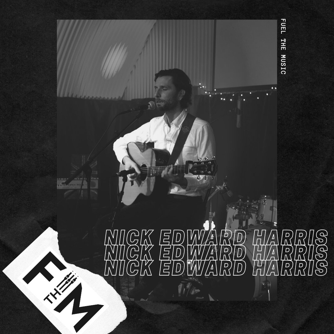 FuelTheMusicFTM's tweet photo. The penultimate artist announcement is here! Nick Edward Harris will be joining the FTM Uncovered lineup and we can't wait! A beautiful acoustic set with a voice we can listen to for hours ✨ #FuelTheMusic #FTMuncovered https://t.co/6evYdjw3XA