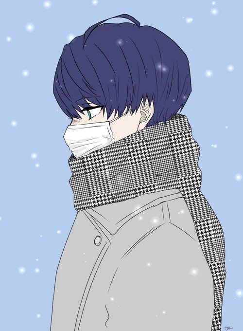 #月岡紬誕生祭2020
マスクの下 