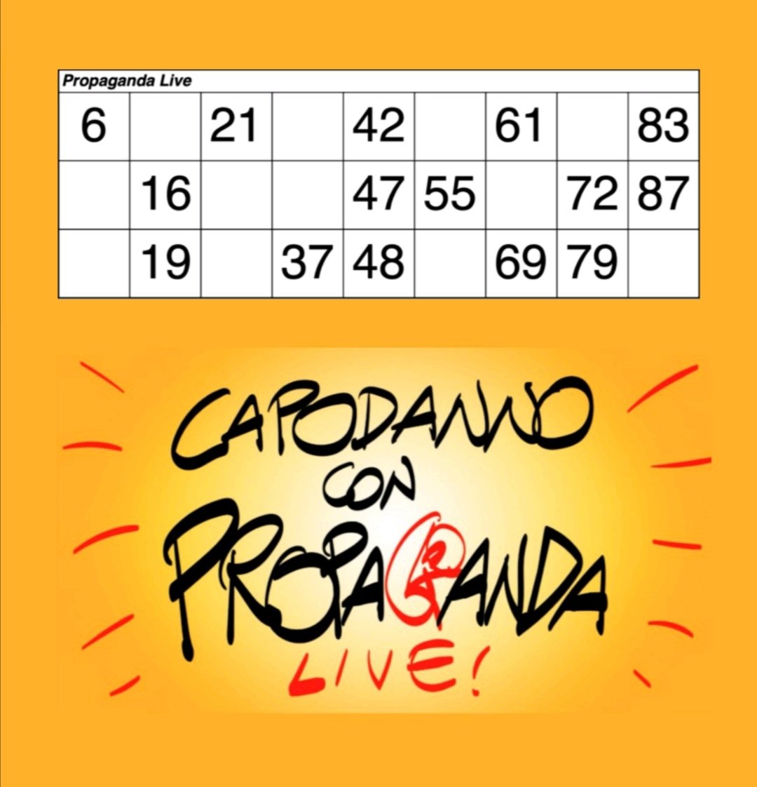 violark's tweet image. #propagandalive#propagandatombola