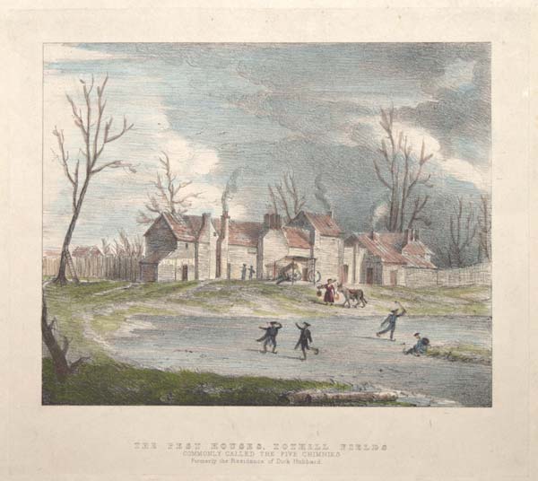 grosvenorprints's tweet photo. Skaters at Tothill Fields, Westminster; #sports #skating #skates #Westminster #hospital #TothillFields #London #PestHouses #Winter #December #Plague #Disease #medical #Bridewell #Middlesex #antiqueprints #chimney; https://t.co/8vEvEPL1G9 https://t.co/hP8jzjNHRd