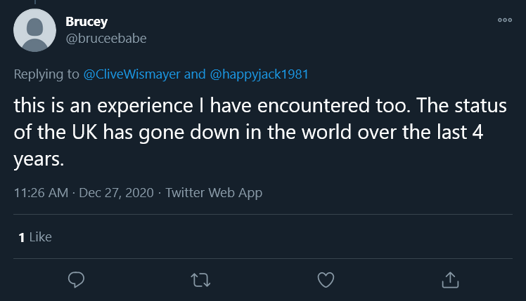 & when people thought that we were leaving a continent, not a trading bloc