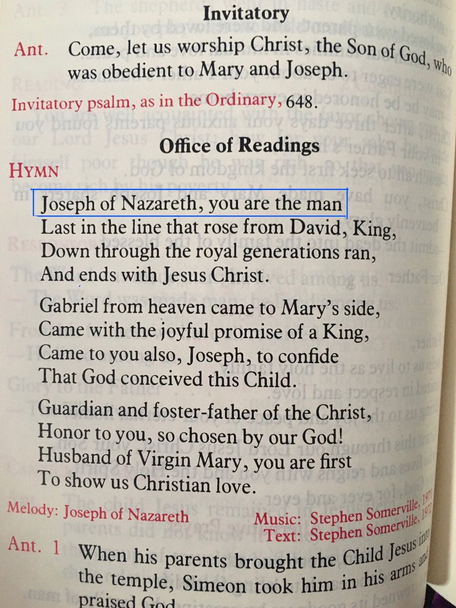 pwille2's tweet image. “Joseph of Nazareth, you are the man...”

Happy Feast of the Holy Family!