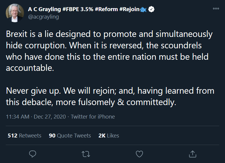 & when people thought that we were leaving a continent, not a trading bloc