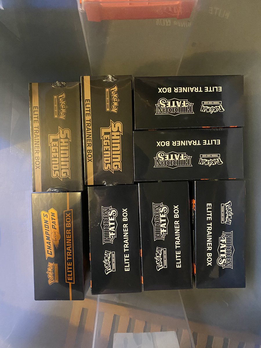 Putter's tweet image. Thanks @pokeMRKT 

All Hidden Fates ETBs were manually from the Pokémon Center Restock last week ❤️