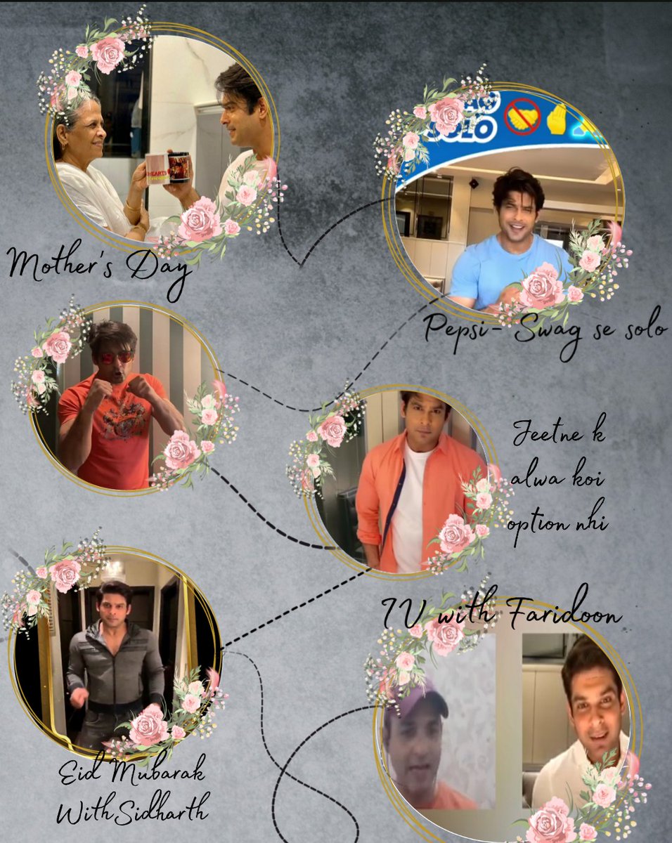 Since the pandemic was at its peak during months of May & June  #SidharthShukla remained quite low-key in these months. Despite being a non SM person he learnt basics of it just to remain in touch with us. He never left a opportunity to show his love for fans. #Sidharths2020Rewind