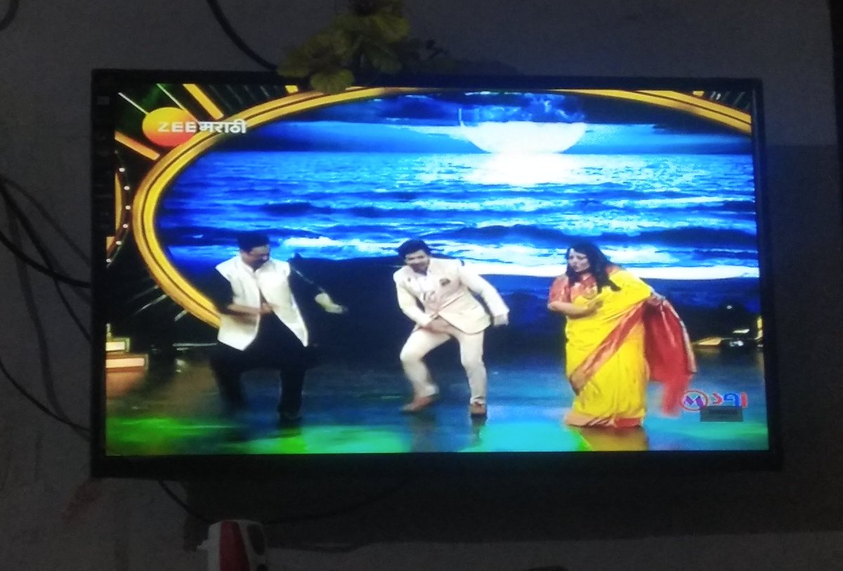 I am watching this shows.......and it's really great moment to watch three of you @aadeshbandekar
Ji, #NirmitiSawant ji and #AdvaitDadarkar dancing together. Superb!