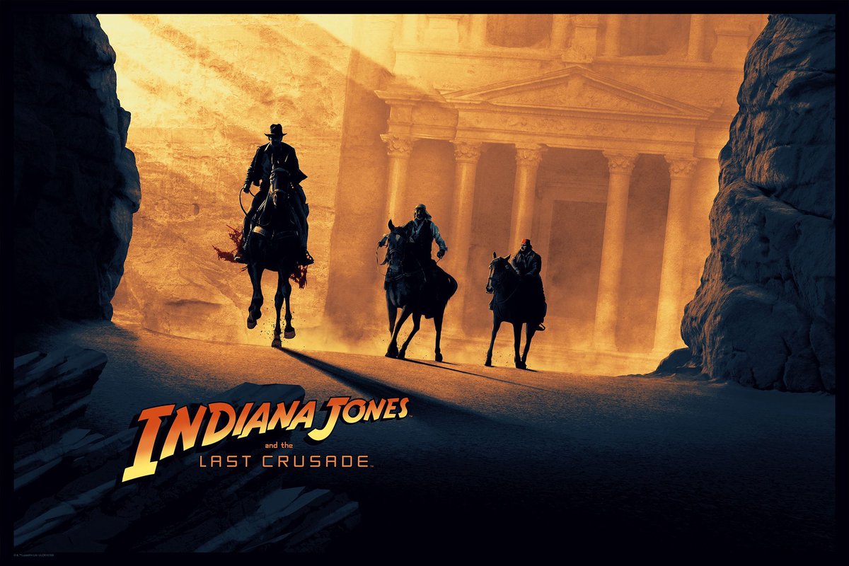 Next up I finished off my Indiana Jones trilogy with The Last Crusade. For  @BottleneckNYC &  @AcmeArchives