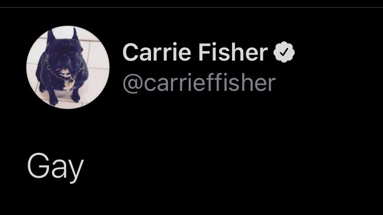 YOU ARE SO RIGHT CARRIE