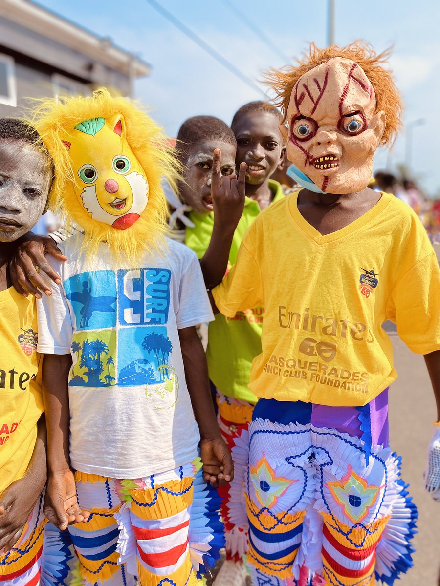 EmiratesFancyGh's tweet photo. Emirate Fancy Fan Club’s Takoradi masquerade carnival 2020. #emiratefancyfanclub #oilmoney #masquerade #tarkoradi https://t.co/gXOzEqLHYQ