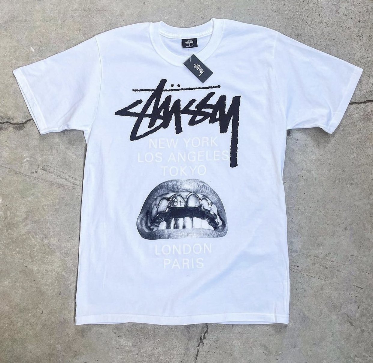 トップス stussy rick owens T Buy Stussy x Rick Owens World Tour Collection T-Shirt 'White