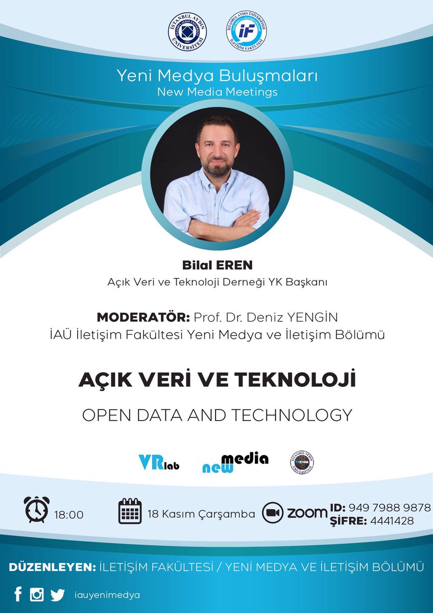 avtedorg's tweet photo. 📍Değerli @iauyenimedya öğrencileriyle "Açık Veri ve Kültürü" üzerine yaptığımız söyleşinin YouTube kaydı yayında.. #AVTED
▶️ https://t.co/FckG2lUjWo https://t.co/LVP9rBZObt