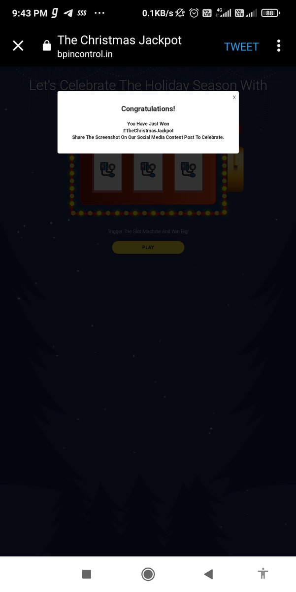 MysticBholenath's tweet image. Here's My Screenshot

@ControlBp #TheChristmasJackpot #ControlBp

Join
@chilled_sup
@akhila_akki06
@srichaitraa
@sengodan4
@pareek197
@dj_bhayani
@true_exists
@deeptij25092577