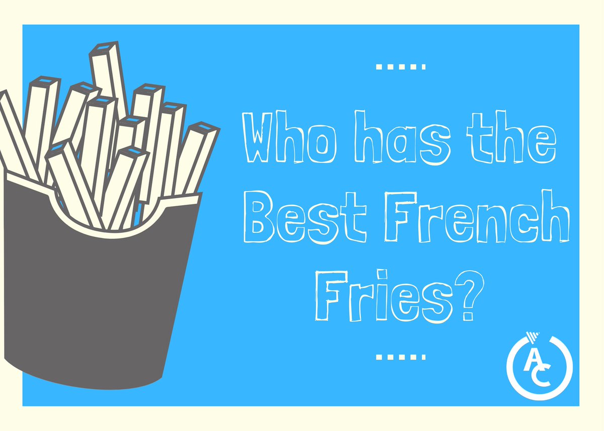 TheAwakeningCC's tweet photo. French Fries Friday: 🍟Who has the Best French fries?
a) Arby's
b) 5 Guys
c) Chick fil a
d) Mcdonalds 
e) Other https://t.co/vloEc4HzkI