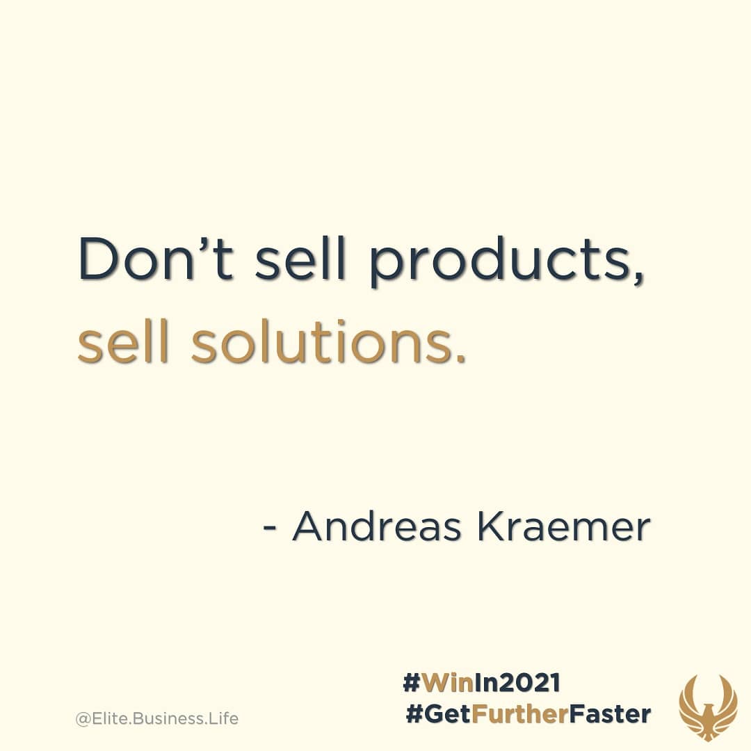 Elite_BnL's tweet image. Don&apos;t sell products, sell solutions.

What’s more powerful for your customer: talking about the specifics of your product (you), or talking about getting from A to Z (them)?

#transformationalvalue #sellsolutions #marketingadvice #businesstip