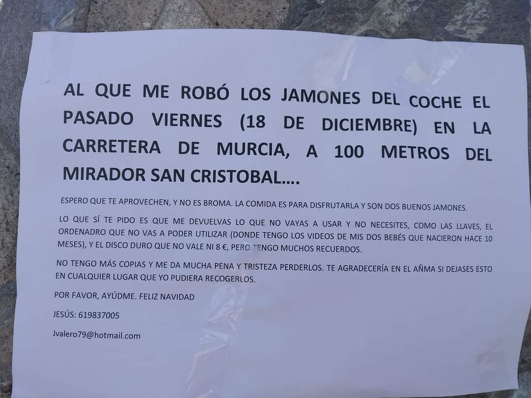 Me piden máxima difusión