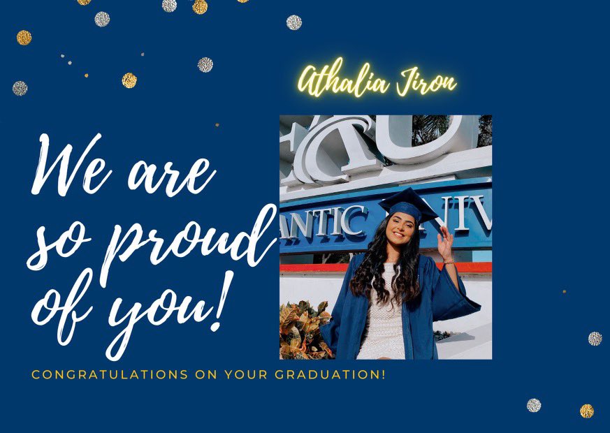 Congratulations to two of our executive board members on their graduation! 🎓We can’t wait to see what the future holds for the both of you🩺

🩺 Athalia Jiron B.A in Biology, Magna Cum Laude
🩺 Melissa Janner B.S in Exercise Science and Health Promotion