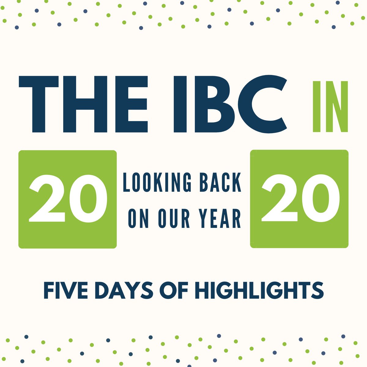 OurIBC's tweet photo. Get ready for it...the IBC is excited to present our official lookback on 2020! Each day for the next 5 days, we’ll feature a highlight from our year together as a community.

Today, we kick things off with our June 1st launch, when we debuted our PeopleGrove hub &amp; social media! https://t.co/rlHPl9KY8y