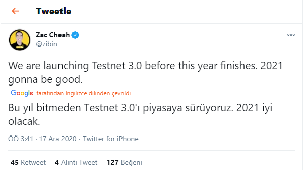 P2Pkripto's tweet image. Son 4 gün... ( last 4 days )
#pundiix #npxs #Testnet3 #FunctionX 
@zibin @PundiXLabs