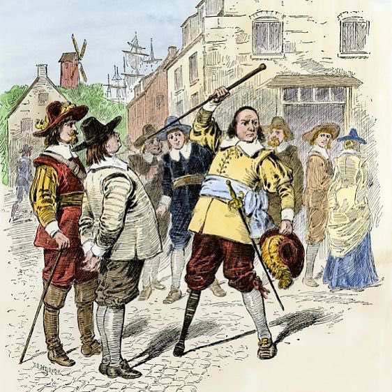 The Dutch directors agreed that Stuyvesant was wrong and told him to rescind any orders of persecution - all were welcome in New Netherland & New Amsterdam (better still if they made some money!) Here's Stuyvesant, suitably un-Remonstrated.